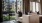 a room with a glass door and a couch and a chair